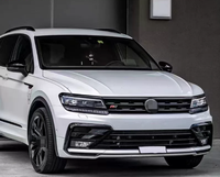 Kit carrosserie pour Volkswagen VW Tiguan 2018, mise à niveau vers le kit carrosserie R-line avec pare-chocs avant, pare-chocs arrière et jupes latérales
