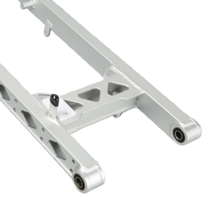 Basculante Trasero Extendido de Aluminio 6061 T6 CNC para Motocicleta WAVE125/XRM RSP 580mm, Perno Directo, Mejora, Pulido y Cepillado Plata - Product Image 5