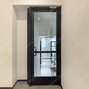 <span class=keywords><strong>Porte</strong></span> intérieure à <span class=keywords><strong>double</strong></span> vitrage à <span class=keywords><strong>prix</strong></span> bon marché <span class=keywords><strong>Porte</strong></span> affleurante en aluminium à une feuille Portes battantes modernes en aluminium pour <span class=keywords><strong>entrée</strong></span> française - Product Image 6