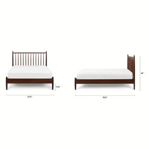 Cama Moderna Francesa de Alta Gama en Madera Sólida, Tamaño King y Queen, Diseño Elegante para Dormitorio - Product Image 5