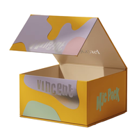 Cajas de Regalo Magnéticas con Estampado en Plata, Cajas Rígidas con Diseño Artístico Irregular, Cajas de Embalaje Premium para Cosméticos y Regalos de Cumpleaños