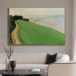 Cuadro de Paisaje Vintage de Felix Vallotton, Arte de Pared en Lienzo, <span class=keywords><strong>Pintura</strong></span> Verde Post-Impresionista para Sala de Estar, Dormitorio, Hotel, Oficina en Casa - Product Image 2