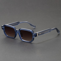 Nouvelle Arrivée Lunettes de Soleil Tendance Style Vintage Polygone Carré Monture Fine CP Pin Classiques Protection UV 2026