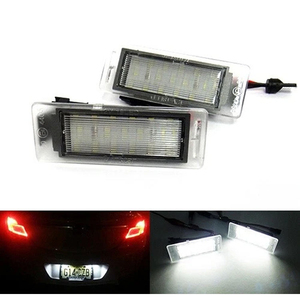 Luci Targa Auto LED Canbus Senza Errori, Nuove Bianche 12V DC, 13502178 1224032 13503359 per Vauxhall Mokka <span class=keywords><strong>Insignia</strong></span> Sports - Product Image 1