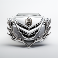 Badge de voiture auto-adhésif de luxe en ABS, étanche, logo 3D chromé, autocollant pour calandre avant, accessoires de voiture arrière, personnalisation automobile