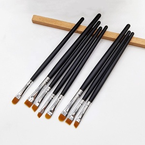 Pincel para Cejas y Delineador <span class=keywords><strong>de</strong></span> <span class=keywords><strong>Ojos</strong></span>, con Punta Fina y Afilada, Ultrafino, Plano, Recto, Angular y Redondo - Product Image 1