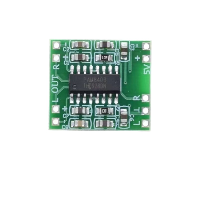 PAM8403 Super Mini Digital Amplifier Module Hole Mounting 2*3W Class D Stereo Audio Board 2.5V-5V USB Supply Original Brand