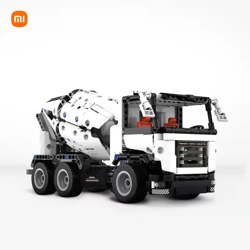 Xiaomi ONEBOT Engineering Tanker Boys Toy Building Blocks Children's Puzzle Engineering Mixer Simulation Model Youth Version