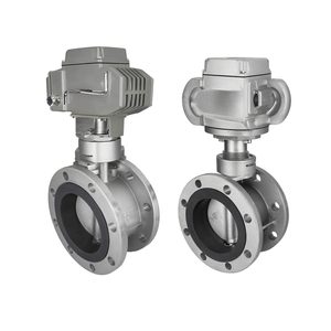 Vente de liquidation B2B COVNA, vanne papillon électrique intelligente en fonte d'acier inoxydable, vanne papillon motorisée à commande électrique - Product Image 2