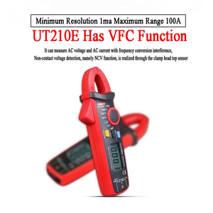 Multímetro Digital <span class=keywords><strong>UNI</strong></span>-<span class=keywords><strong>T</strong></span> <span class=keywords><strong>UT210E</strong></span>, Voltímetro de CC, Amperímetro, Multímetro de Gancho para CC - Product Image 6