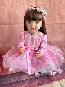 Muñecas Bebé Reborn de Princesa, <span class=keywords><strong>Lindas</strong></span> y Suaves, Cuerpo Completo, Diálogo Inteligente en Ruso, Español y Árabe, Muñeca Reborn Infantil - Product Image 1