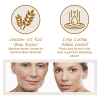 OEM Crème pour le visage au riz 50g Crème hydratante pour la peau éclaircissante blanchissante apaisante adoucissante Crème de riz pour le visage