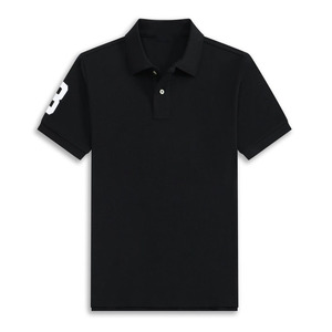 Marque de mode hommes été pour polo haut de gamme 100% coton décontracté Golf T-shirt avec conception brodée solide - Product Image 2