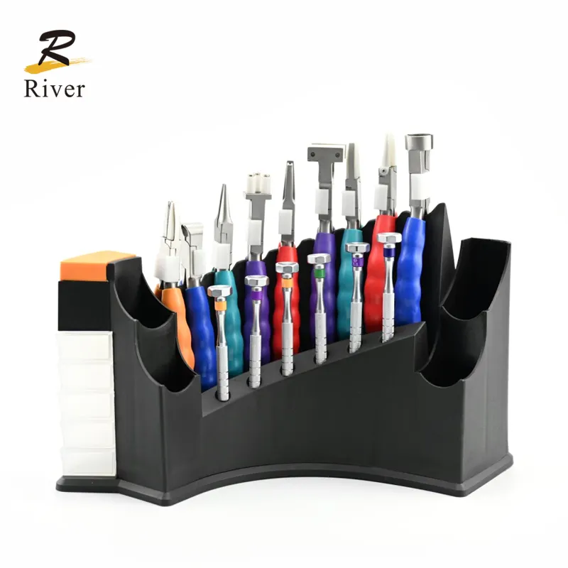 Optical Stainless Steel Eyeglasses Plier Screwdriver Set Frames Tool Kit Eyeglasses Repair Kit