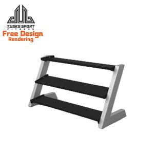 Steel <b>Dumbbell</b> Set and Rack <b>Storage</b> Fitness Strength Training Gym Equipment Indoor Use Heavy Duty Professional Commercial Use TK - Product Image 1