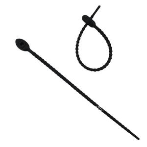 Attache-câble en caoutchouc souple, enrouleur de câble de données réutilisable, organisateur de casque, pendentif porte-clés DIY, style simple - Product Image 1