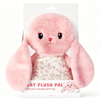 Peluche chauffante pour micro-ondes en forme d'animal mignon, coussin chauffant parfumé pour soulager la douleur et le confort, cadeau idéal