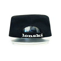 Gorra de béisbol tipo snapback de algodón puro con visera de perlas y cierre de velcro en la parte trasera