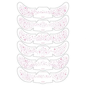 White Paper Temporary Tattoo Body Patches Holographic Multichrome Glitter Freckles Waterproof - Product Image 1
