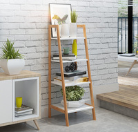 3-4 tier bambus leiter regal für eingang zimmer
