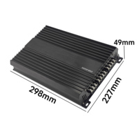 Amplificateur audio de voiture haute puissance 2400W Classe AB 4 canaux avec subwoofer, amplificateur de basses, crossovers et égaliseurs – Faible MOQ – Fabricants
