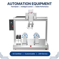 Machine à souder automatique rotative à double tête 6 axes haute précision, robot de soudage multi-angles avec contrôle numérique de la température
