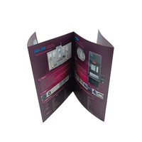 Flyers publicitaires personnalisés à prix avantageux, impression sur papier couché de haute qualité, brochures, dépliants, publicité