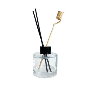 Fabrikant Leveren 100Ml Ronde Riet Lege Diffuser Fles Aroma Diffuser Fles Met Deksel