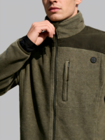 Veste unisexe 100 % polaire polyester à fermeture éclair intégrale, automne-hiver, grandes tailles, pour activités de plein air, randonnée, vêtements de campagne, tenue décontractée