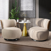 Fauteuil simple de designer italien pour petit salon, balcon, réception, salon de beauté, hôtel et maison d'hôtes - Mobilier