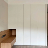 Armoire sur mesure avec portes battantes, armoire de rangement moderne pour chambre à coucher, fabriquée sur mesure