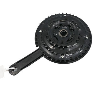 ชุดจานหน้าจักรยานปรับได้ 42T/34T/24T พร้อมสายพานเฟือง 3 สปีด และฝาครอบป้องกันโซ่ - Product Image 6