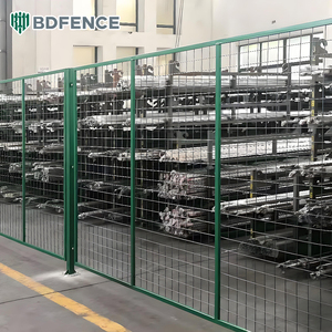 Clôture de sécurité pour atelier, clôture d'isolation pour usine industrielle, clôtures modulaires en acier à faible teneur en carbone épaissi personnalisables - Product Image 5