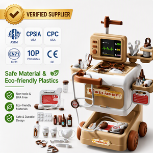 Juego de 28 Piezas de Juguete de Doctor para Niños, Carrito Médico con Luz y Sonido, Juego de Imitación Educativo, Juego de Roles de Hospital, Juguete de Clínica para Niños, Regalo - Product Image 5