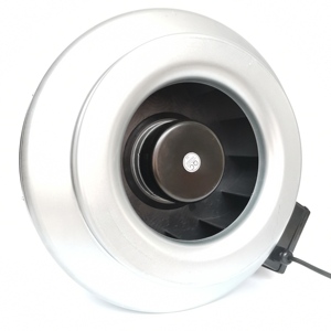 12 "Centrífuga Inline Duct Fan Speed Control Greenhouse Fan Metal Housing Plastic Wheel 24v 48v 250mm Circular Inline Fan - Product Image 2
