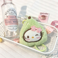 Jandudu 2026 Fun Fuzzy Fruit Pluche Sleutelhanger Model A-13 PP Katoenen Vulling 7cm Unisex Schattig Dierenknuffeltje Klauwautomaat Prijs Party