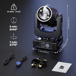 <span class=keywords><strong>Lyre</strong></span> Beam 230W Sharpy à tête mobile pour éclairage de scène, équipement d'effets DJ, contrôle DMX512, 14 roues de couleurs pour événements disco - Product Image 5