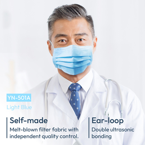 La meilleure qualité CE EN14683 Type IIR jetable 3 plis masque de dentiste masque chirurgical Pp non tissé à vendre - Product Image 3