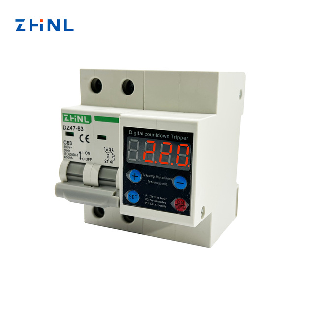 2P 63A Adjustable Timer Switch -99-Hour Programmable Dual-Pole Relay for Electrical Panels & Industrial Controls