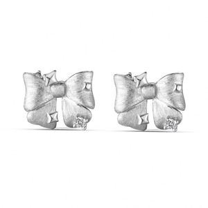 Dylam Elegance Charm <b>Fine</b> Jewelry S925 Silver 18K Gold Plated Non Tarnish Bow-knot 5A Cubic Zirconia <b>Stud</b> <b>Earrings</b> for Women - Product Image 1