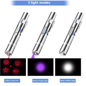 USB sạc Tím con trỏ laser Cat ticker đa-mô hình đồ chơi vật nuôi cho mèo sản phẩm khuyến mại cho Amazon - Product Image 3
