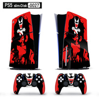 Autocollant en vinyle PVC personnalisé pour la coque de la console de jeu PlayStation PS5 Slim P5 Pro Digital Edition et la manette