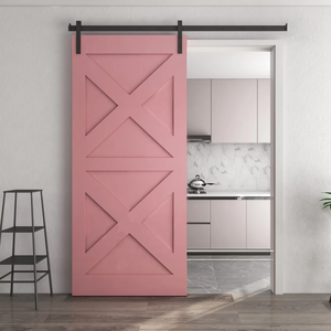 Giá rẻ nhất khung rắn gỗ tuôn ra cửa nội bộ thiết kế cổ điển bằng gỗ cháy cửa với khóa tùy chỉnh thông số kỹ thuật - Product Image 2