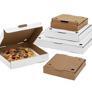 Caja <span class=keywords><strong>de</strong></span> <span class=keywords><strong>Pizza</strong></span> Personalizada con Logotipo Estampado en Caliente, Papel Recubierto Biodegradable, Caja <span class=keywords><strong>de</strong></span> Embalaje para Restaurante <span class=keywords><strong>de</strong></span> Comida para Llevar, MOQ Bajo - Product Image 6