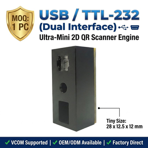 Lecteur de codes-barres industriel MJ100 2D USB pour l'automatisation de l'entreposage et l'utilisation sur le terrain de travail - En stock - Product Image 2