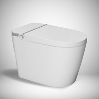 VIVI OXB3 Toilette intelligente électrique à température régulée, cuvette allongée, évacuation en S, style moderne, chasse d'eau au pied