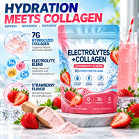 Poudre de mélange de boisson en gros de collagène hydrolysé et d'électrolytes pour la remise en forme (femmes et hommes) 10,6 oz – Soutien à l'hydratation – HALAL HACCP