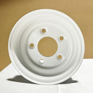 Nueva Rueda de Acero Blanca para Carro de Golf |   8x7 |   -2 Desplazamiento |   Patrón de Pernos de 4x101.6 mm |   Certificado por DOT/TUV/CE/<span class=keywords><strong>BUREAU</strong></span> <span class=keywords><strong>VERITAS</strong></span> - Product Image 3