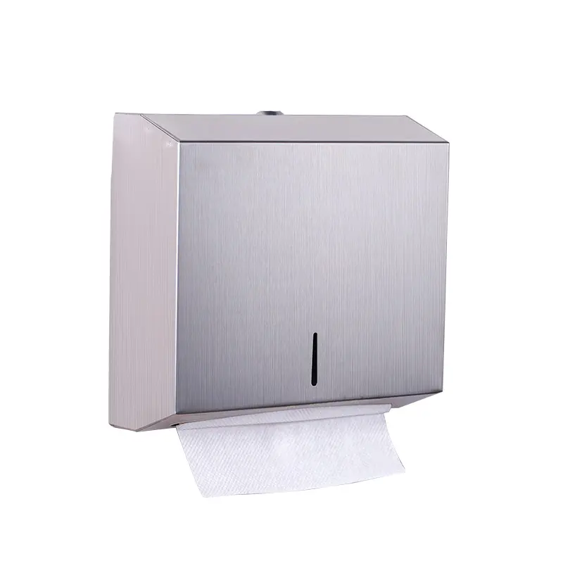 Bathroom Wall Mounted Stainless Steel Hand Toilet Tissue Paper Towel Dispenser Holder
