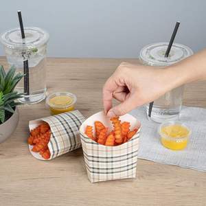 Caja de Cartón Kraft Impresa Personalizada, Embalaje de Alimentos Reciclado, Caja de Cartón para Hamburguesas, Pan, <span class=keywords><strong>Galletas</strong></span>, Comida para Llevar, Papas Fritas - Product Image 5